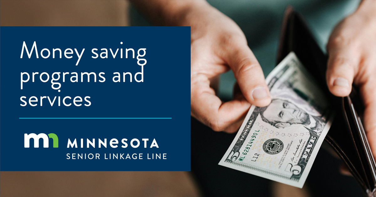 promotional graphic for Money Saving Programs and Services presentation