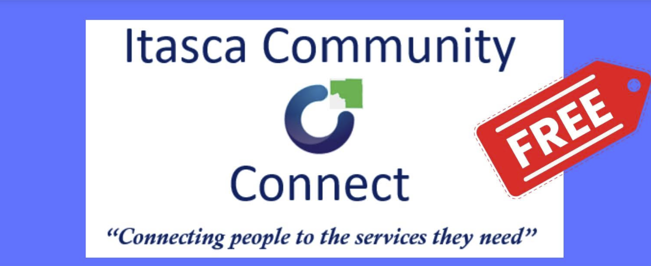 Graphic of Itasca Community Connect